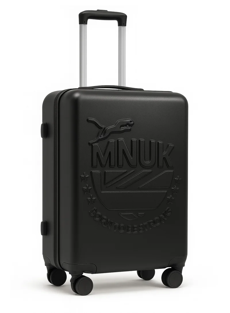 MNUK MANCHESTER 28inch Luggage bag| Polycarbonates & ABS Hardside Luggage Trolley with TSA Lock| Double 360Â° 4 Wheeler| Large-28 Inch| Black