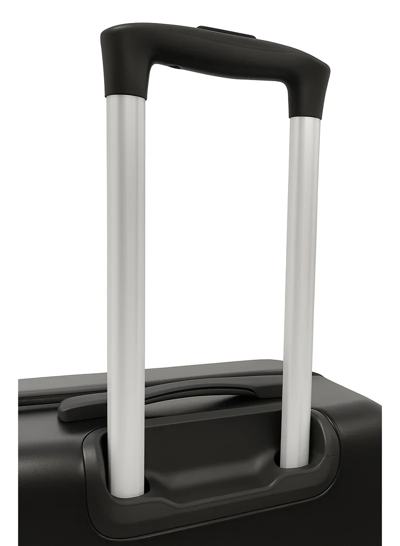 منيك MANCHESTER 28inch Luggage bag| Polycarbonates & ABS Hardside Luggage Trolley with TSA Lock| Double 360Â° 4 Wheeler| Large-28 Inch| Black