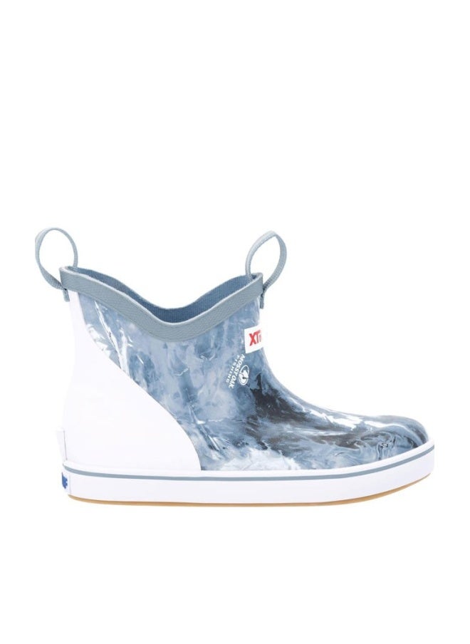Xtratuf Kids' Mossy Oak® Elements Ankle Deck Boot, Blue, 8 Toddler - Image 1