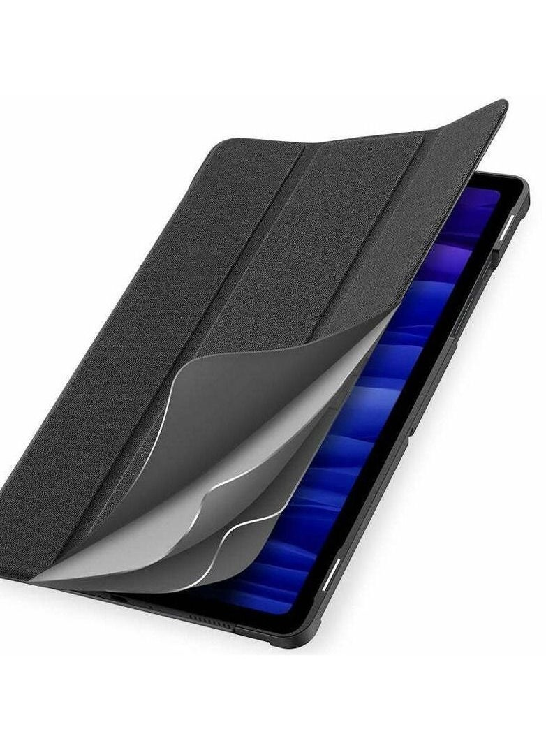 DUX DUCIS DUX DUCIS Domo Series Horizontal Flip Magnetic PU Leather Case with Three-folding Holder For Samsung Galaxy Tab A7 Lite 8.7 T225/T220 8.7 Inch  (Black)  - Image 4