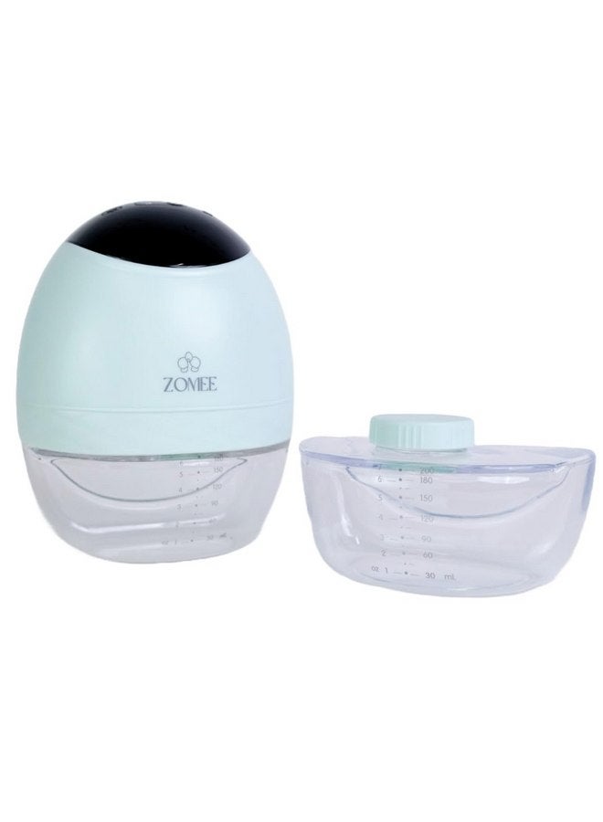 زومي زجاجة Zomee Collection المقاومة للتسرب - 7 أونصة - لمضخة الثدي القابلة للارتداء Zomee Fit للأمهات المرضعات وحاوية تخزين زجاجات الحليب (المضخة غير متضمنة) - Image 2