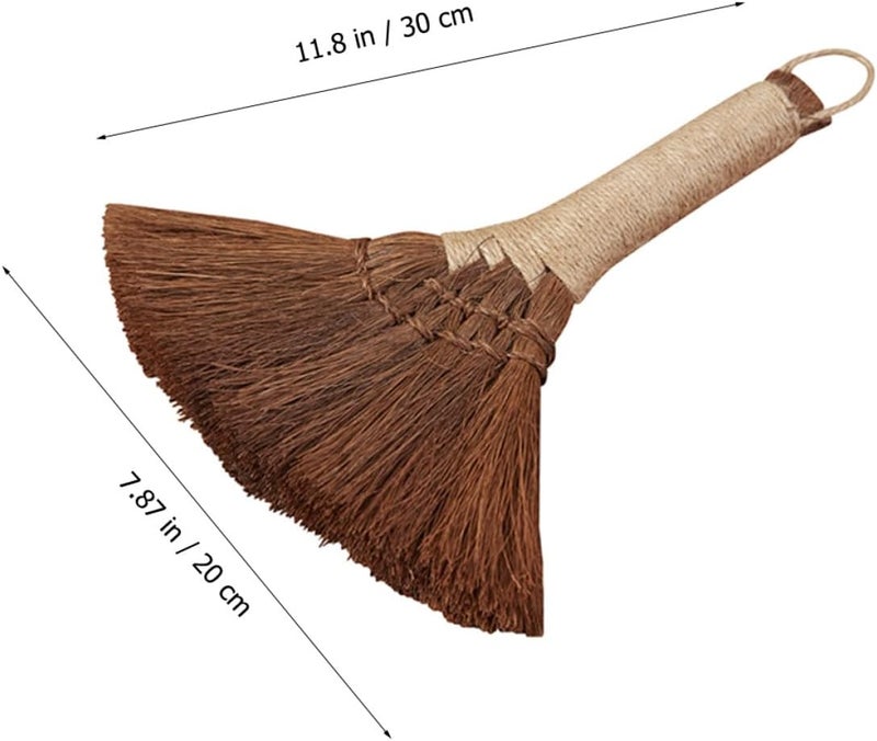 LABRIMP Handheld Palm Broom with Soft Bristles for Home Dust Removal, Bed and Sofa Cleaning Brush, Compact Hand Broom Household Cleaning Tool for Indoor Sweeping - Image 2