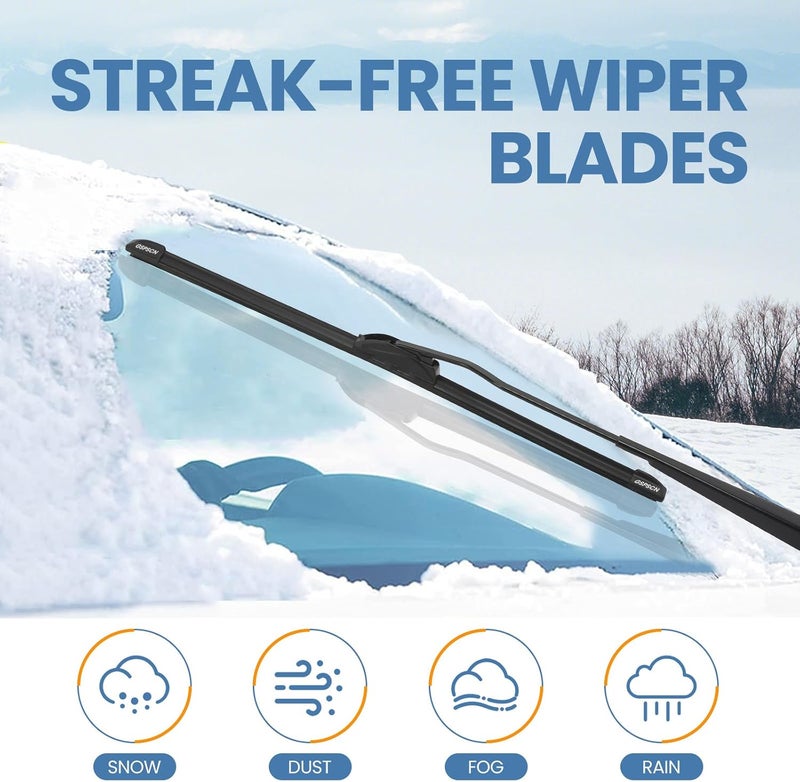 GSPSCN Windshield Wiper Blades Set for Volkswagen and Honda - Image 3