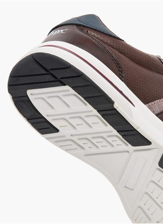 Lee Cooper Mens Logo Print Sneakers With Lace-Up Closure  - Image 5