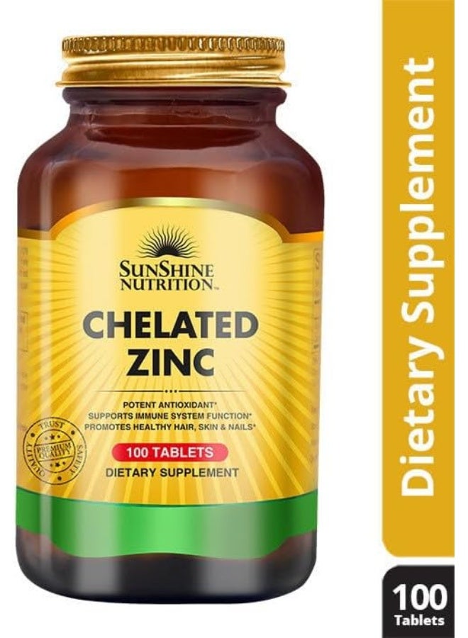 SUNSHINE NUTRITION الزنك المخلب - Image 1