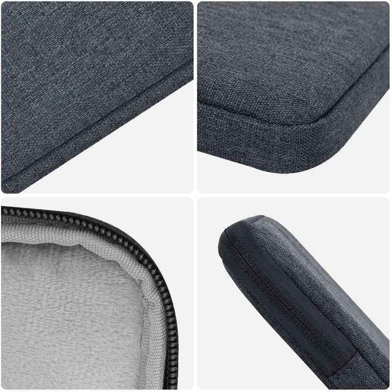 Moca 9 to 11 Inch Tablet Sleeve Bag Carrying Case Fits iPad air 5 10.9" 2022, iPad Pro 11 2021-2018, iPad 9/8/7th Gen 10.2, iPad Air 4 10.9/Air 3 10.5, Tab S8 11"/Tab A 10.1 (27x20cm) (Space Grey) - Image 5