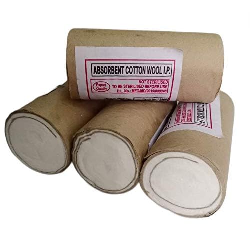 Anmol Absorbent Cotton Roll for Makeup Remover Toner Application Facial Cleansing 100 Grams Set of 6 600 Grams Total - Image 1