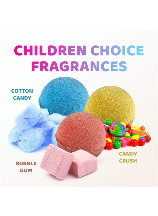 Relaxcation Bath Bombs for Kids with Surprise Inside Dinosaurs - 3 Organic Large Bath Bomb Kit Dino Inside - Great Fizzy and Bubble Safe for Boys and Girls - Image 4