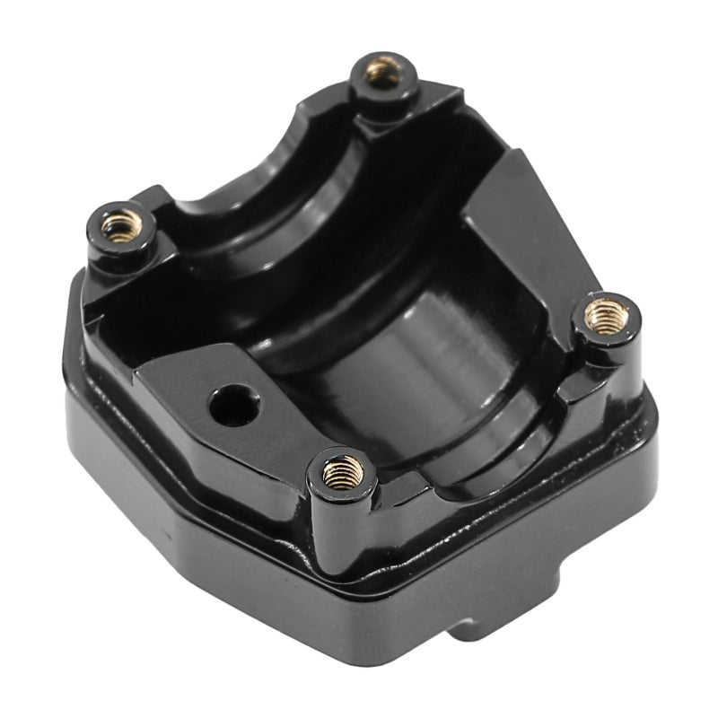 Brass Differential Cover: 2pcs Black Coating - Enhanced Durability & Easy Installation Differential Cover for 1/10 Remote Control Crawler Car SCX10 PRO SCX10 III - Image 3