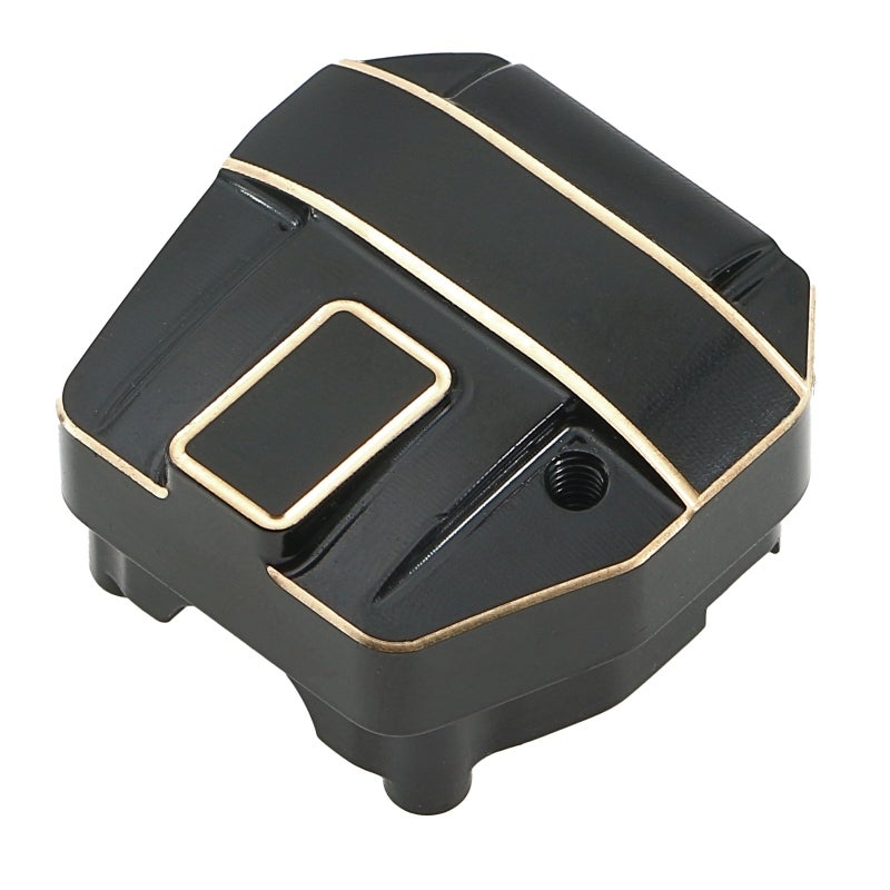Brass Differential Cover: 2pcs Black Coating - Enhanced Durability & Easy Installation Differential Cover for 1/10 Remote Control Crawler Car SCX10 PRO SCX10 III - Image 5
