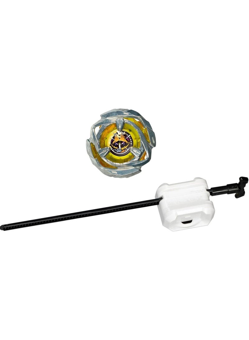 BEYBLADE BURST Beyblade X Launcher Arrow Mysterious 4-80B | Right Spinning Stamina Type Top & Launcher | Takara Tomy-designed Beyblade X | Gift for Beyblade Lovers and Kids - Image 2