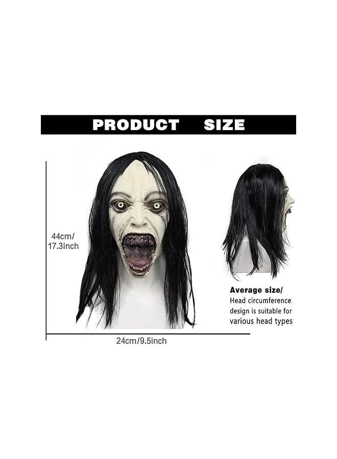 Woman Mask with Wigs Full Head Latxe Mask - Image 2