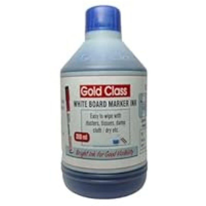 Gold Class White Board Marker Ink - 350 ML_PCK-01_Blue| Suitable for White Board Surface |School Stationery |Easily Refill |Bold Blue Color |Smudge Proof|Quick Drying |Indian Brand. - Image 3