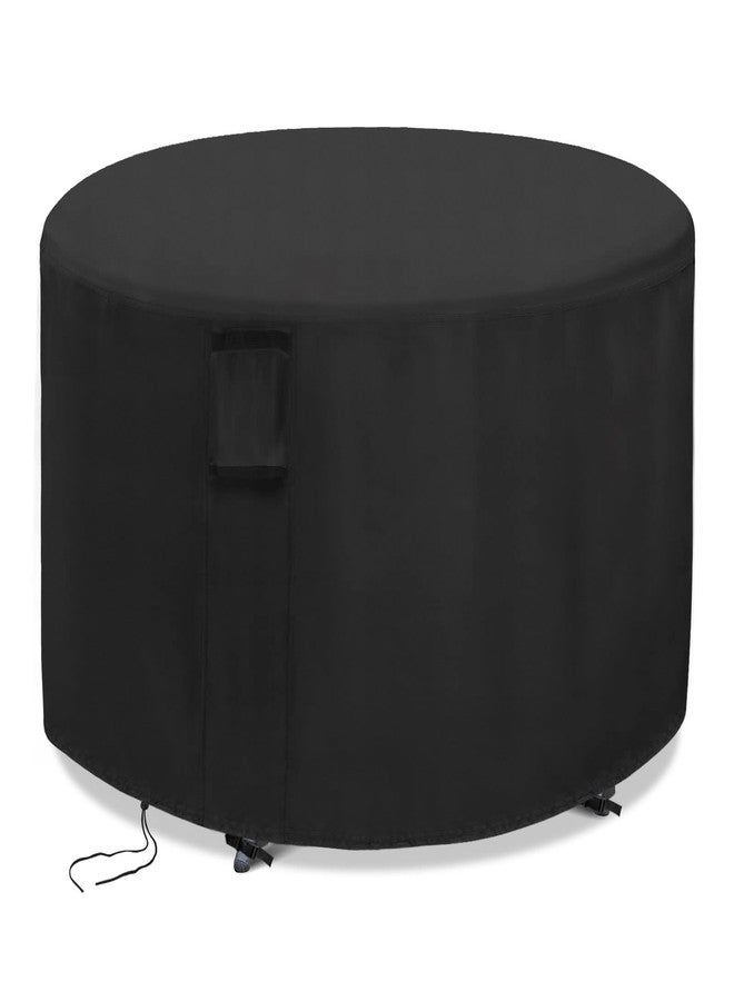 Jungda Patio Furniture Covers Round,48 Inch Outdoor Round Table Cover Waterproof,Patio Furniture Cover for All Weather Resistant - 48 x 28 Inch - Image 1