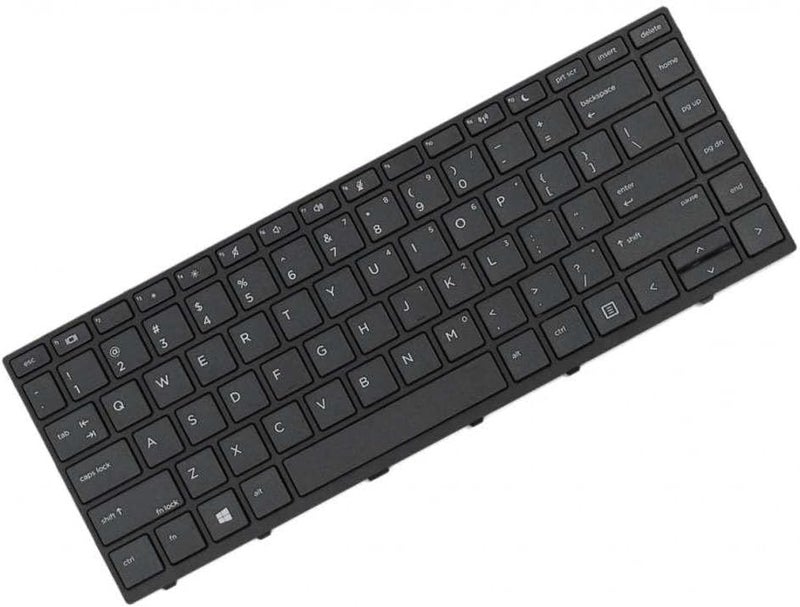 كلاراكو لوحة مفاتيح كمبيوتر محمول جديدة باللغة الإنجليزية مع إطار لجهاز HP Probook 440 G5 430 G5 445 G5 - Image 1