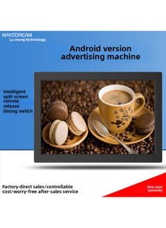10-inch 12-inch 15-inch HD WIFI Android Advertising Machine All-in-one Digital Photo Frame Can Be Released Remotely On-board-Color:14-inch Android Version A64 + Remote Release Software