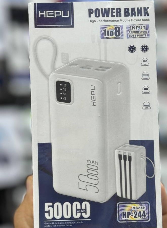 هيبو باور بانك هيبو 50000 مللي أمبير HP244
