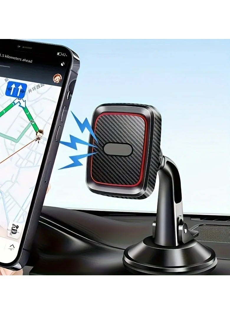 LEDIN Car Magnetic Mobile Phone Holder for iPhone and for Samsung, Super Strong, Dashboard & Suction Cup Compatibility - Image 4