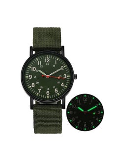 Mens Watches, Men's Water Resistant Watch, Luminous Sport Nylon Band Military Army Watch Analogue Quartz Wrist Watches for Men