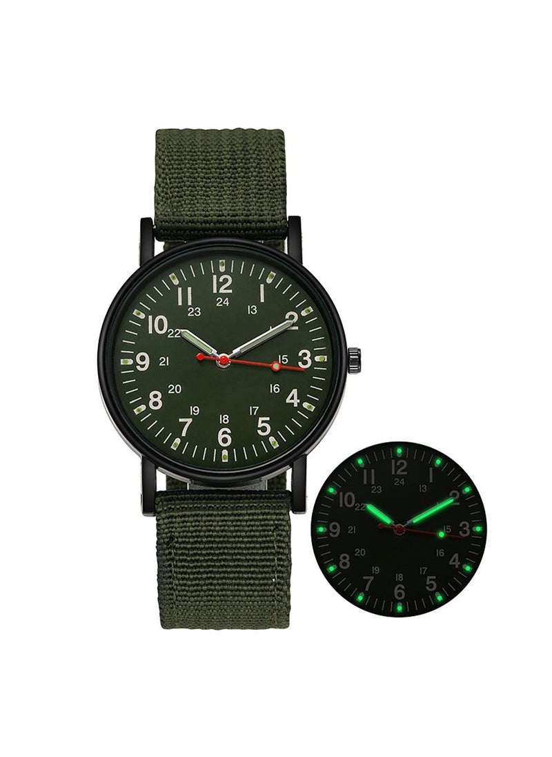Generic - Mens Watches, Men's Water Resistant Watch, Luminous Sport Nylon Band Military Army Watch Analogue Quartz Wrist Watches for Men - Image 1
