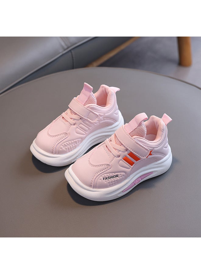 Spring Children's Soft Soled Sports Shoes Boys' Non-slip Breathable Small Sneakers Girls' Baby Velcro Toddler Shoes