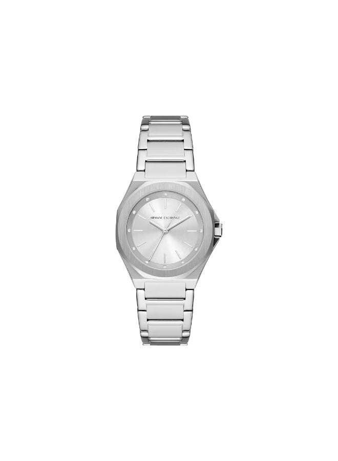 سعر ومواصفات ارماني اكسشينج Women Stainless Steel Analog Wrist Watch AX4606 (N70338653V) على Noon EG