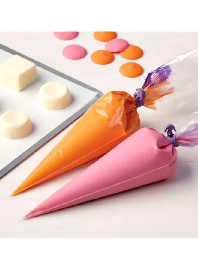 NIBEMINENT Pack Of 24 Disposable Decorating Bags Clear 12inch - Image 2