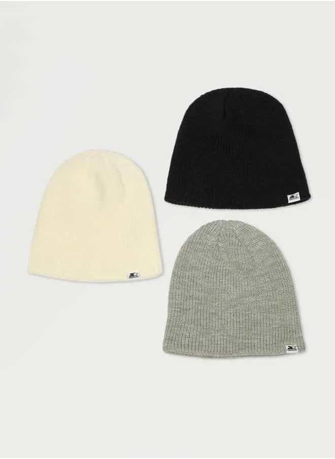 ستارتر Set of 3 - Starter Textured Beanie Cap