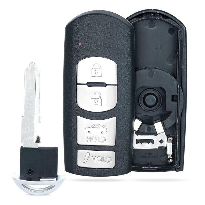 Beefunny Replacement Remote Car Key Shell Case Fob 4 Button for Mazda 3 6 20142018 SKE13D01 Key Shell ONLY
