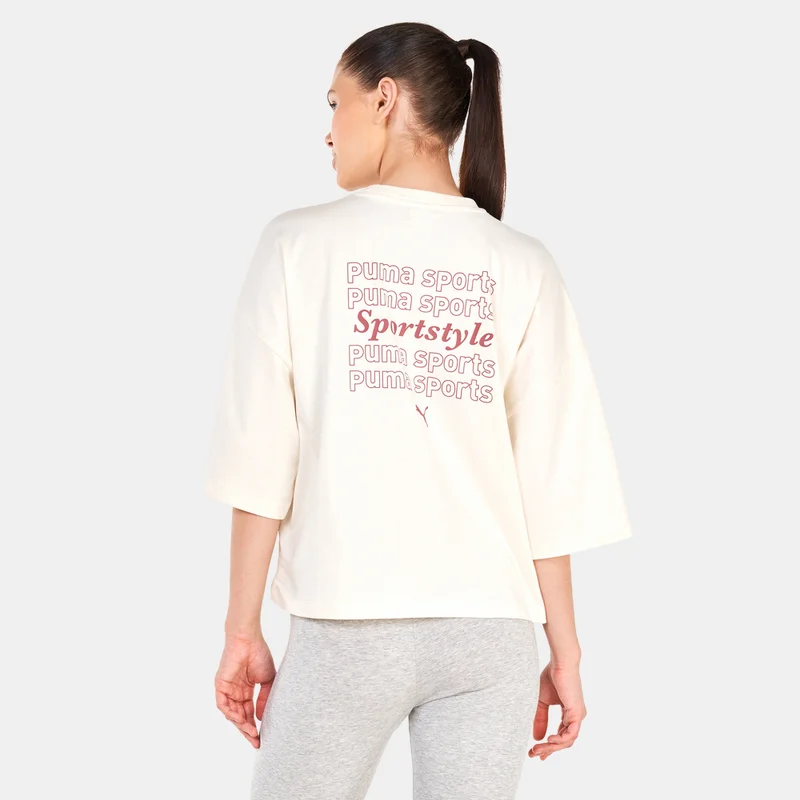 PUMA Women's TEAM Graphic T-Shirt