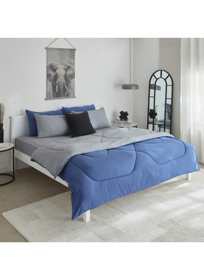 Derby Solid Microfiber King Fitted Sheet 180 X 200 X 25 Cm