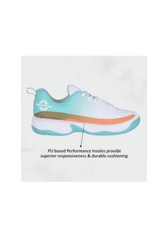 Nivia Powermash Tennis Shoes | 8UK / 9US / 42EU | Lace-Up | Stiletto Heel | EVA,Mesh | Indoor Court Shoes, Table-Shoes | For Men | Non-Marking Rounds More Stability| Better Agility | Comfortable  - Image 4