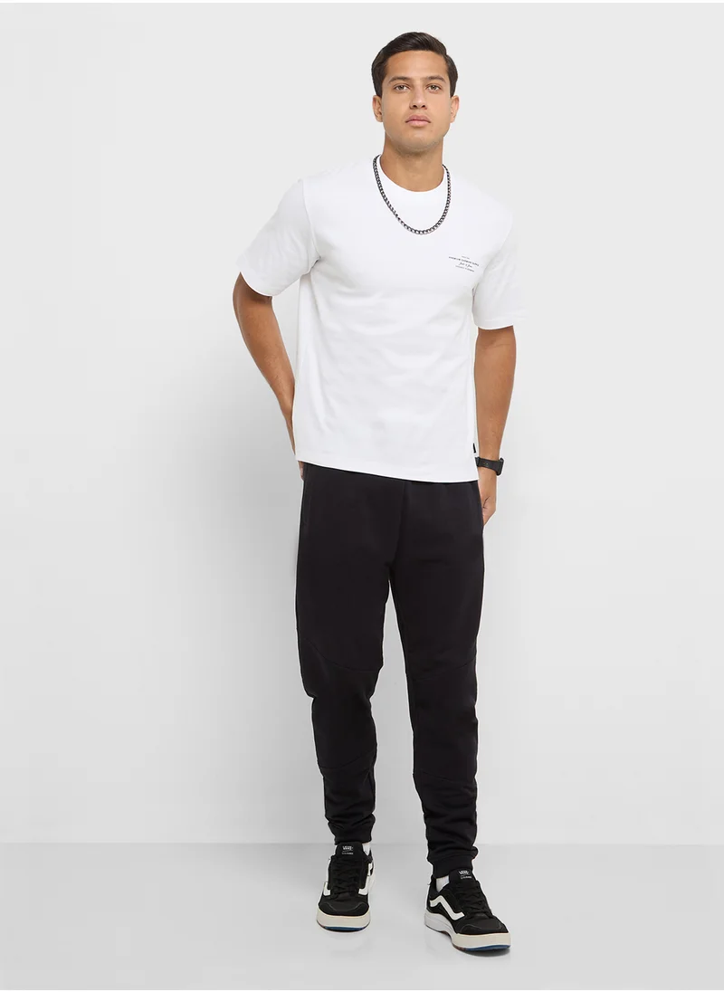 JACK & JONES Jprblachad Logo Print  Short Sleeve T-Shirt