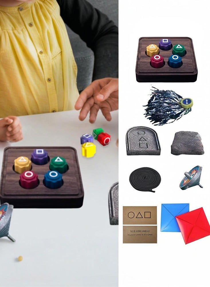 Korean Folk Catch Stone Toy Set Trash Can Game Korean Traditional Games Fun Stress Relieving Toys For Party Table Games - Image 4