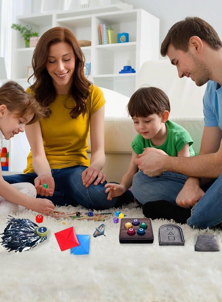 Korean Folk Catch Stone Toy Set Trash Can Game Korean Traditional Games Fun Stress Relieving Toys For Party Table Games - Image 5