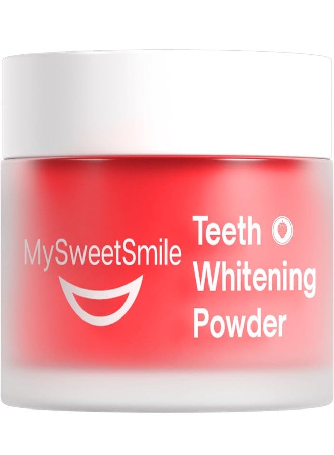MySweetSmile Strawberry Teeth Whitening Powder – 6 Month Supply – Removes Years of Coffee, Tea, Smoking & Ageing Stains – Dentist-Approved & Enamel-Safe – IndyBest Award-Winning Whitener - Image 1