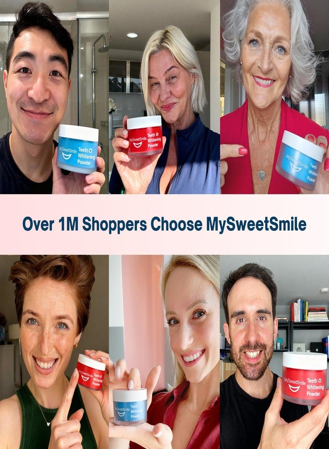MySweetSmile Strawberry Teeth Whitening Powder – 6 Month Supply – Removes Years of Coffee, Tea, Smoking & Ageing Stains – Dentist-Approved & Enamel-Safe – IndyBest Award-Winning Whitener - Image 3
