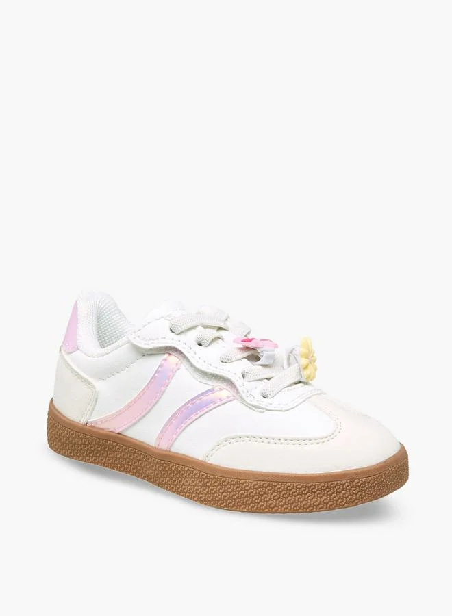 جونيورز Girls Lace-Up Ankle Sneakers