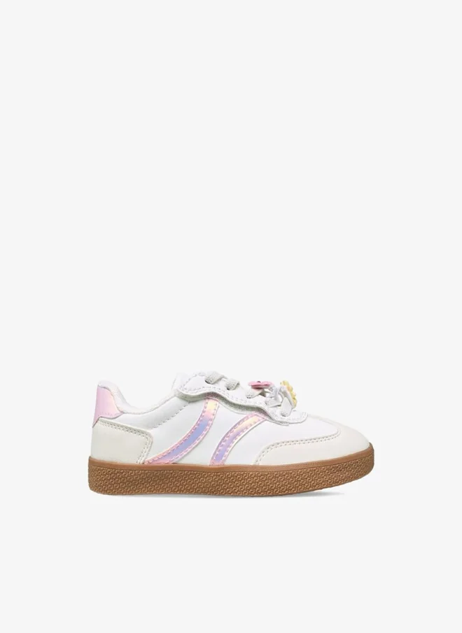 جونيورز Girls Lace-Up Ankle Sneakers