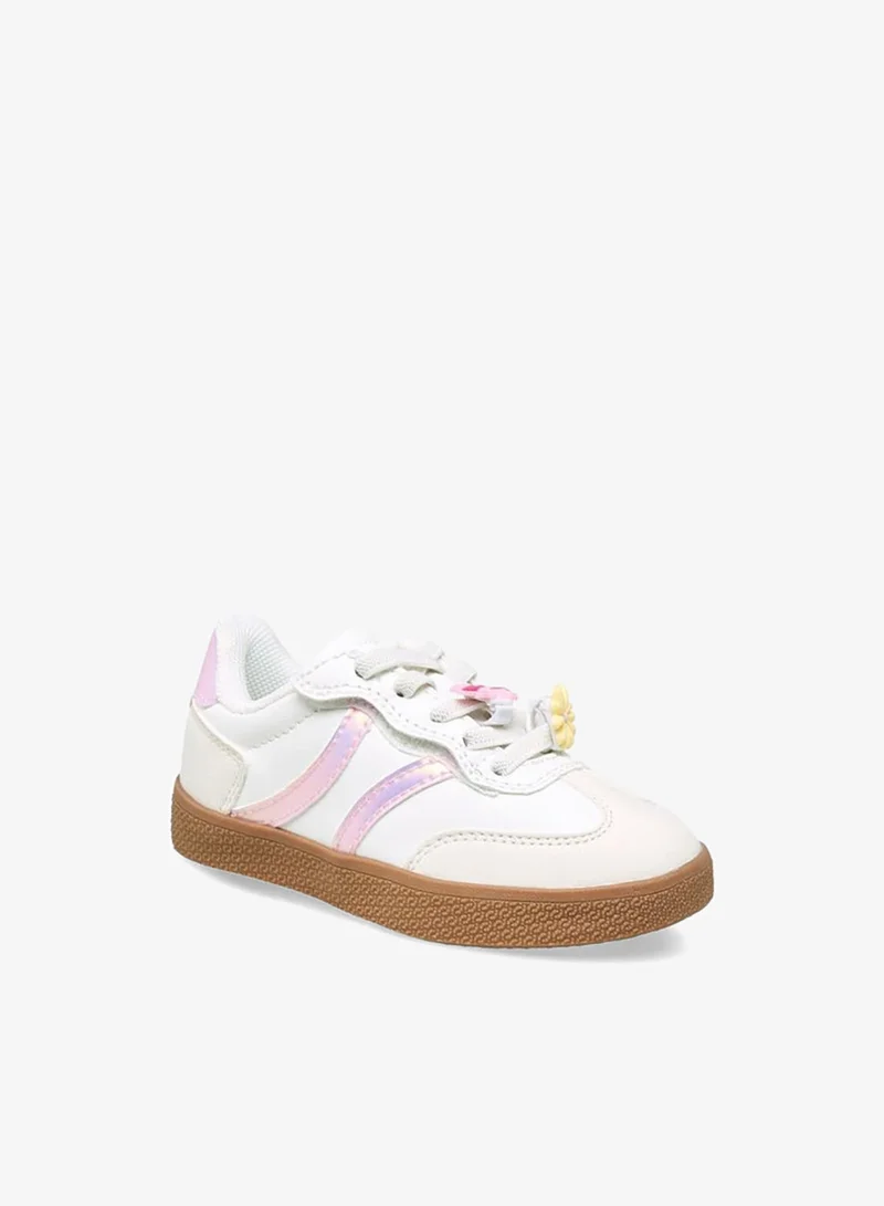 JUNIORS Girls Lace-Up Ankle Sneakers