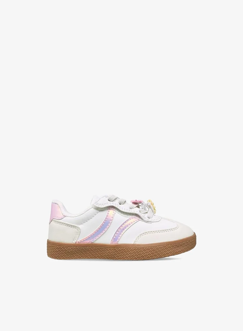 JUNIORS Girls Lace-Up Ankle Sneakers