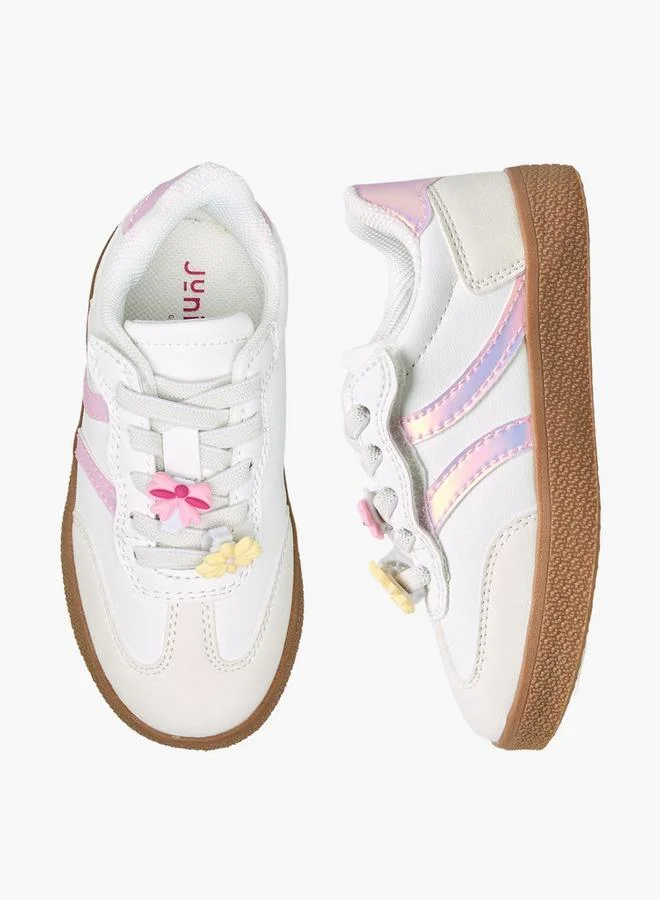 جونيورز Girls Lace-Up Ankle Sneakers