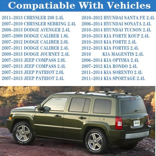HIHIAV OS 30782 for Hyundai Sonata Engine Oil Pan Gasket Santa Fe Tucson,Chrysler 200 Sebring,Dodge Avenger Caliber Journey,Jeep Compass Patriot,Kia Forte 2007 2008 2009 2010 2011 2012 2013 2014 - Image 2