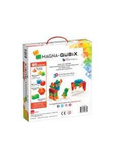 MAGNA-TILES Magna-qubix® 85-piece Set, Multi Colour, Original 3d Magnetic Building Tiles, For Kids Ages 3+  - Image 2