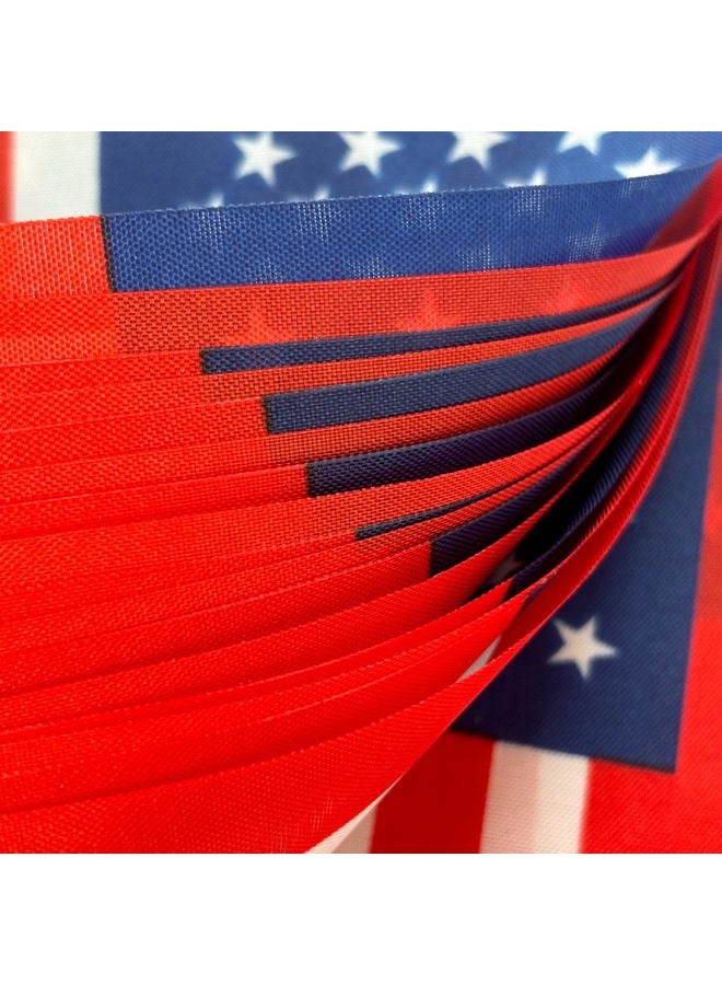 TSMD 2 Packs USA American Flag Banner String Small Mini Hanging Flags for 4th of July Independence Memorial Day Decoration,60 Feet 40 Flags - Image 3