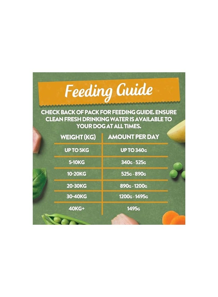 HARRINGTONS Complete Wet Tray Grain Free Hypoallergenic Adult Dog Food Poultry Pack 6x400g - Turkey & Chicken - Made with All Natural Ingredients - Image 2