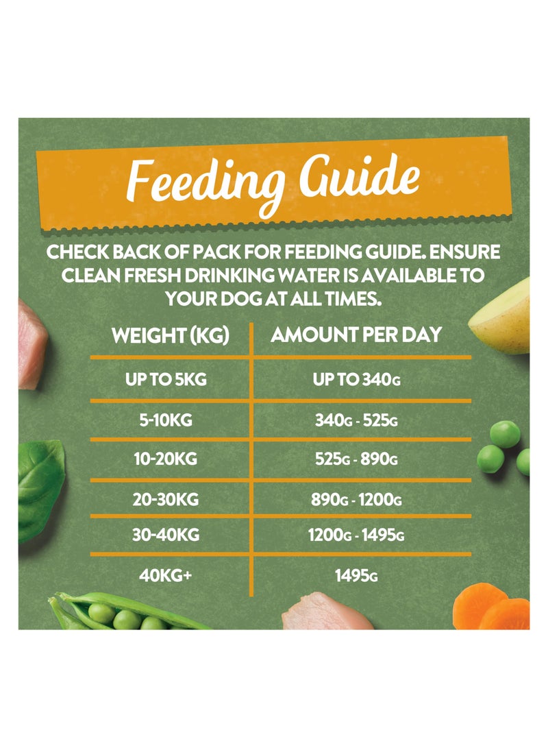 HARRINGTONS Complete Wet Tray Grain Free Hypoallergenic Adult Dog Food Poultry Pack 6x400g - Turkey & Chicken - Made with All Natural Ingredients - Image 5