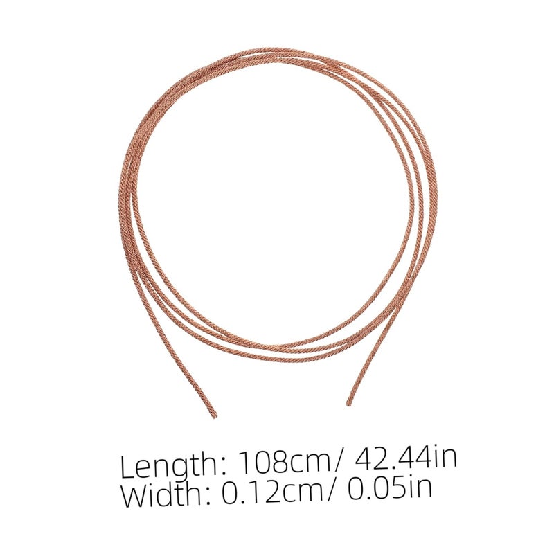 كابل سلك مكبر صوت نحاسي مضفر ذهبي للأنظمة الصوتية المنزلية وأنظمة المسرح المنزلي للسيارات - Image 3