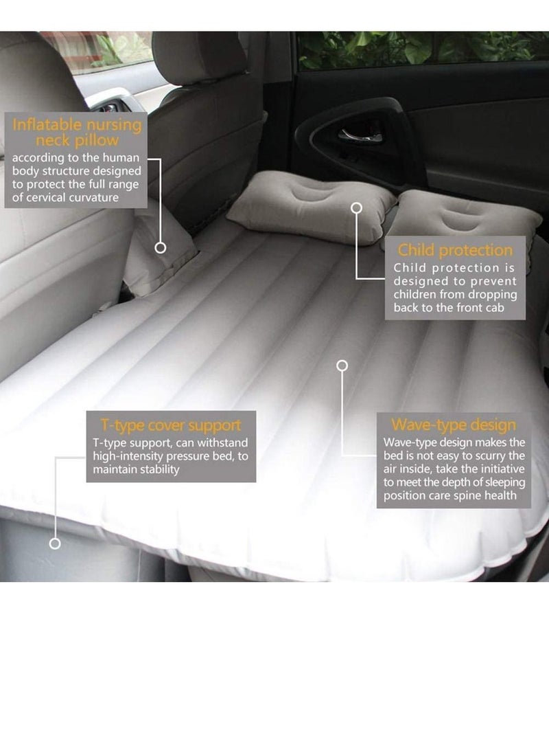 Blue Sky Car Travel Bed 138 * 85 * 45Cm Suv Air Mattresses Car Inflatable Travel Bed For Camping Children Rear Double Adjustable Sleeping Pad Airbed Seat Cover  - Image 3