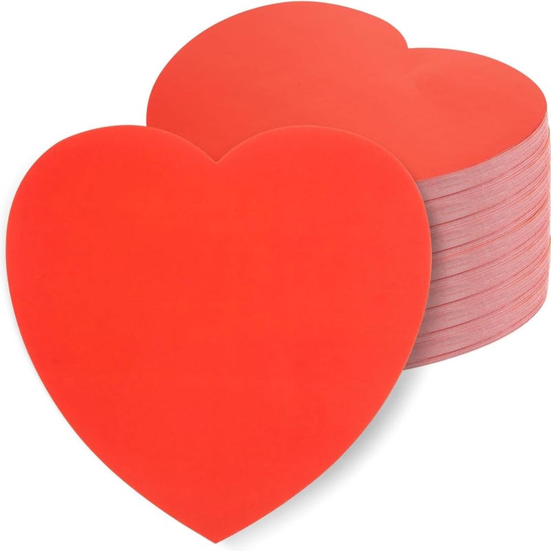 Festiko® 200 Pcs Red Heart Cutouts, Valentine’s Day Heart Decorations, Heart Shape Cutouts - Image 1